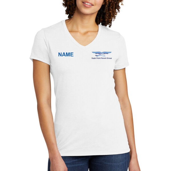 Allmade® Women’s Tri-Blend V-Neck Tee - Printed Logo ** Add Name for $5! ** Thumbnail