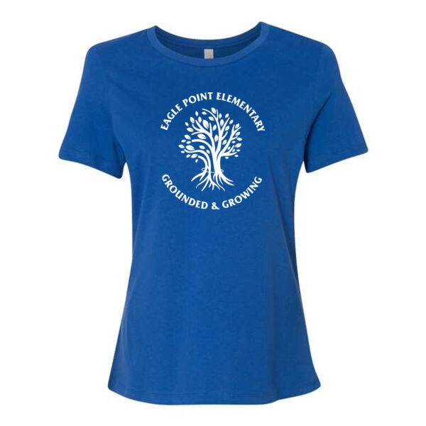 STAFF PURCHASE ONLY - Bella & Canvas Women's Relaxed Jersey Tee - Printed Logos Thumbnail