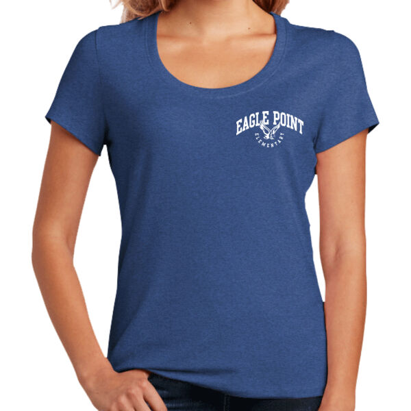 District Womens Flex Scoop Neck Tee - Printed Logo Thumbnail