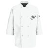 Button Chef Coat with Thermometer Pocket Thumbnail