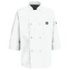 Eight Pearl Button Chef Coat with Thermometer Pocket Thumbnail