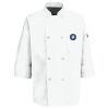 Eight Pearl Button Chef Coat with Thermometer Pocket Thumbnail