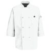 Eight Pearl Button Chef Coat with Thermometer Pocket Thumbnail