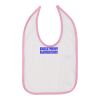 Infant Contrast Trim Premium Jersey Bib Thumbnail