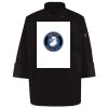 Ten Pearl Button Black Chef Coat Thumbnail