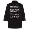 Ten Pearl Button Black Chef Coat Thumbnail